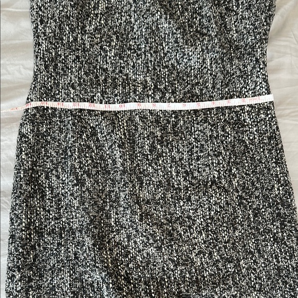 Talbots Black and White Sleeveless Sheath Dress with Peter Pan Collar - Picture 6 of 8